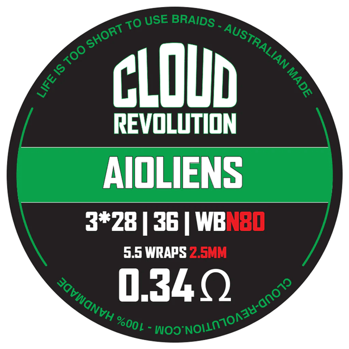 Cloud Revolution - AIOLIENS Handmade Alien Coils