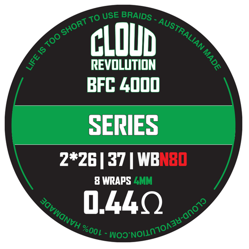 Cloud Revolution - BFC 4000 Handmade Low Resistance Coils